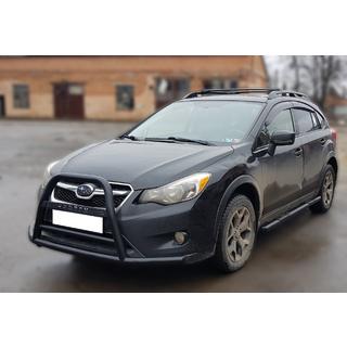 Frontbåge (kängurubåge) F1-71 Black (rostfritt stål) Subaru XV 2011–2017 foto 2