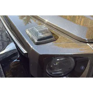 Blinkers på motorhuv W464-Black V2 (2018-2022, 2 st)