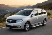 Dacia Logan MCV 2013–2020 Sidosteg X-5 typ (2 st, aluminium) foto 1