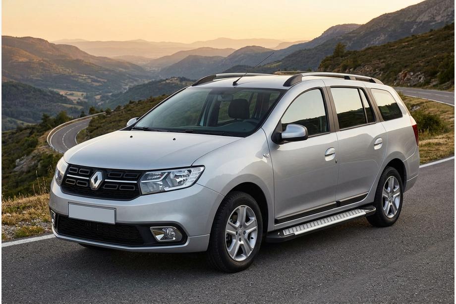 Dacia Logan MCV 2013–2020 Sidosteg X-5 typ (2 st, aluminium) Image