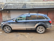 Audi Q7 2005–2015 Takräcke (lastbågar) för integrerade takrails, låsbara WingCarrier V2 (2 st) Svart foto 2
