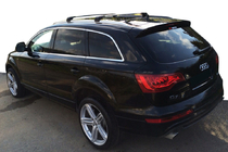 Audi Q7 2005–2015 Takräcke (lastbågar) för integrerade takrails, låsbara WingCarrier V2 (2 st) Svart foto 19