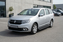 Renault Logan MCV 2013–2022 Sidosteg Allmond Black (2 st, aluminium) foto 1