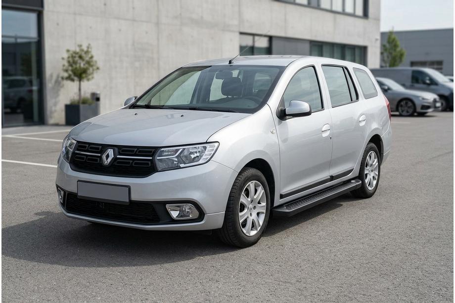 Renault Logan MCV 2013–2022 Sidosteg Allmond Black (2 st, aluminium) Image
