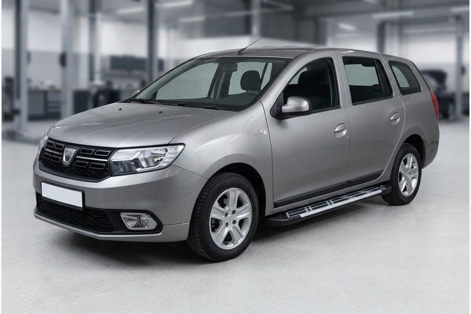 Renault Logan MCV 2013–2022 Sidosteg Sunrise (2 st, aluminium) Image