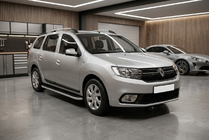 Renault Logan MCV 2013–2022 Sidosteg Tayga Grey (2 st, aluminium) foto 1
