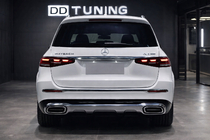 Mercedes GLS X167 2019– Bakre stötfångare med diffusor Maybach GLS600 (2025-Design) foto 2