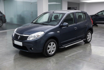 Dacia Sandero 2007–2013 Sidosteg RedLine V1 (2 st, aluminium) foto 1