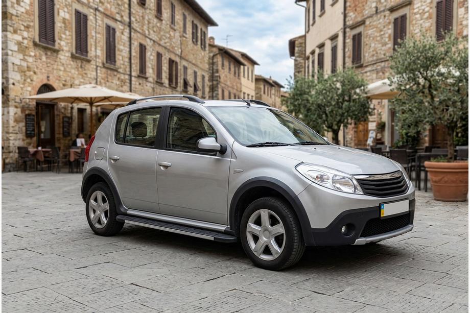 Dacia Sandero 2007–2013 Sidosteg Duru (2 st, aluminium) Image
