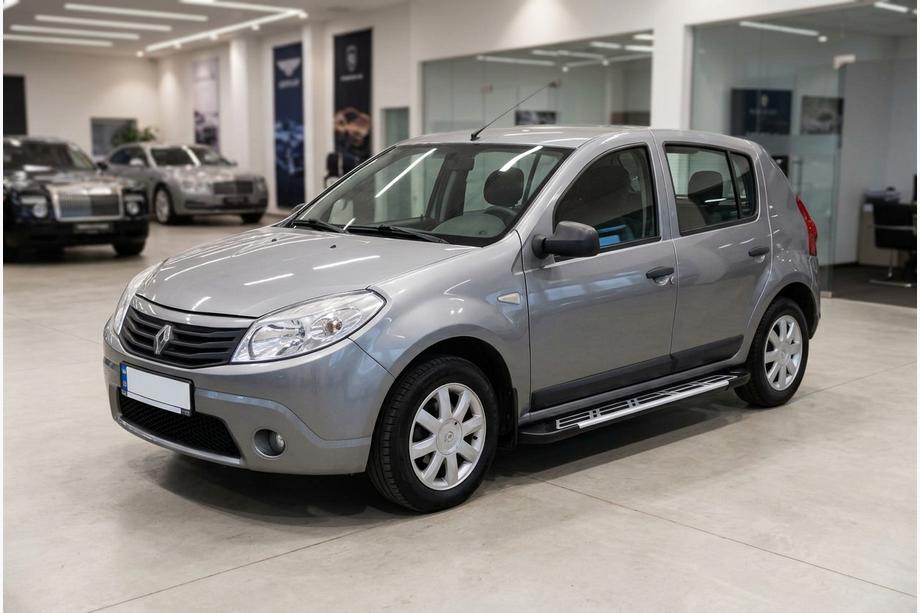 Renault Sandero 2007–2013 Sidosteg Sunrise (2 st, aluminium) Image