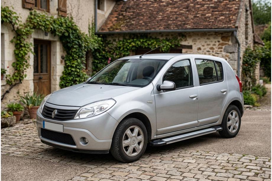 Renault Sandero 2007–2013 Sidosteg Rainbow (2 st, aluminium) Image
