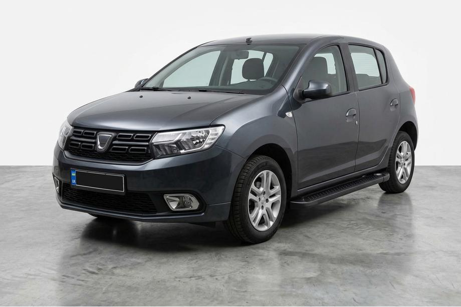 Dacia Sandero 2013–2020 Sidosteg Allmond Black (2 st, aluminium) Image