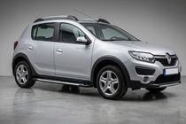 Dacia Sandero 2013–2020 Sidosteg Line (2 st, aluminium) foto 1