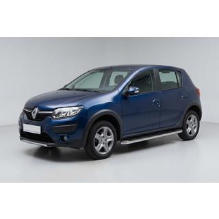 Sidosteg Maydos V1 (2 st, aluminium ↗ rostfritt stål) Renault Sandero 2013–2022 foto 1