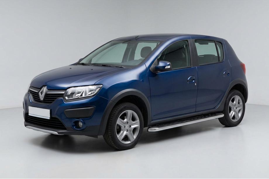 Renault Sandero 2013–2022 Sidosteg Maydos V1 (2 st, aluminium ↗ rostfritt stål) Image
