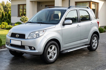 Daihatsu Terios 2006–2017 Sidosteg Line (2 st, aluminium) foto 1