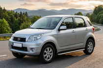 Daihatsu Terios 2006–2017 Sidosteg Maydos V1 (2 st, aluminium ↗ rostfritt stål) foto 1