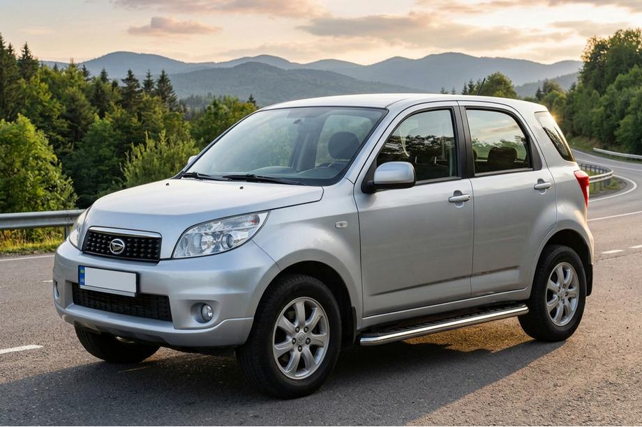 Daihatsu Terios 2006–2017 Sidosteg Maydos V1 (2 st, aluminium ↗ rostfritt stål) Image