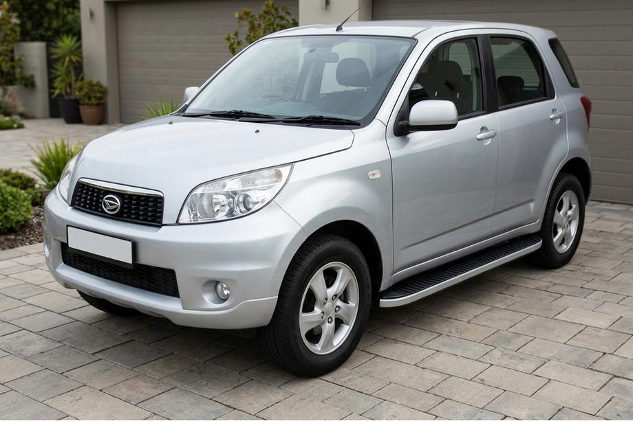 Daihatsu Terios 2006–2017 Sidosteg Tayga Grey (2 st, aluminium) Image