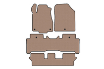 Acura MDX 2007–2013 Carsuit gummimattor till kupén (3 rader, beige) foto 1