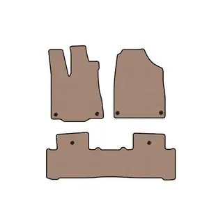 Gummimattor Carsuit (2 rader, beige) foto 1
