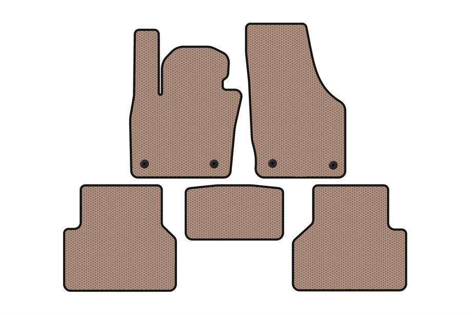 Audi Q3 2011–2019 Gummimattor Carsuit (Beige) Image