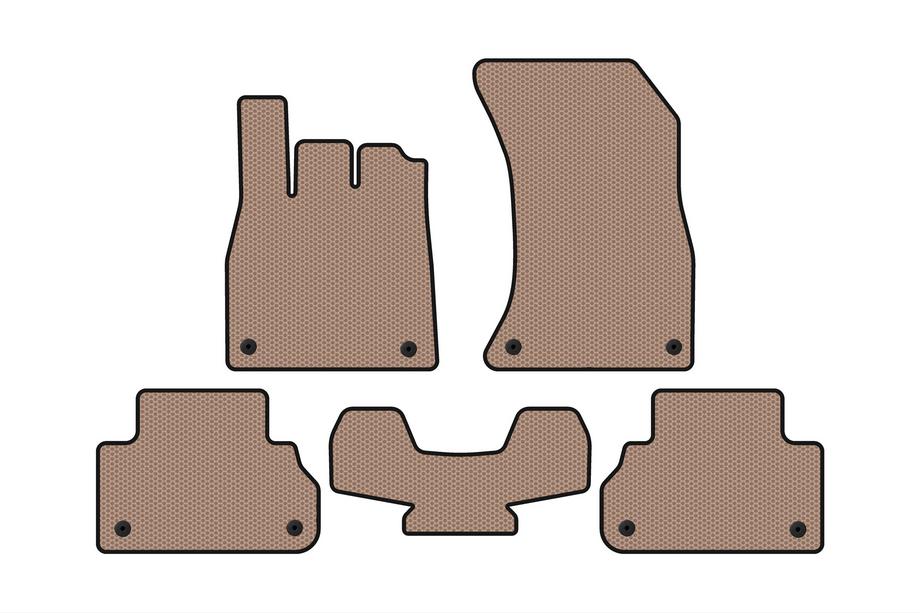 Audi Q5 2017–2025 Gummimattor Carsuit (Beige) Image