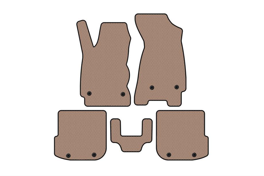Audi A4 B5 1994–2001 Gummimattor Carsuit (Sedan, beige) Image