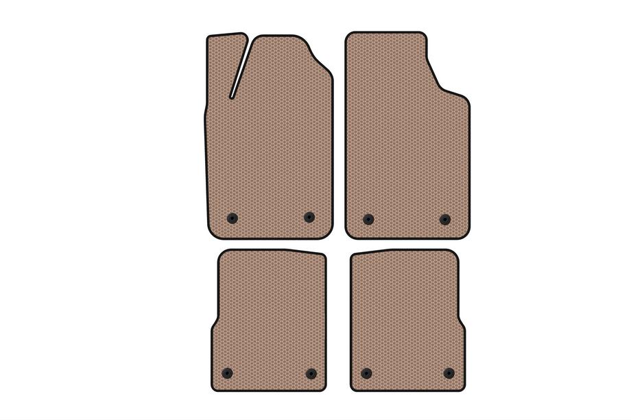 Audi A2 1999–2005 Gummimattor Carsuit (HB, beige) Image