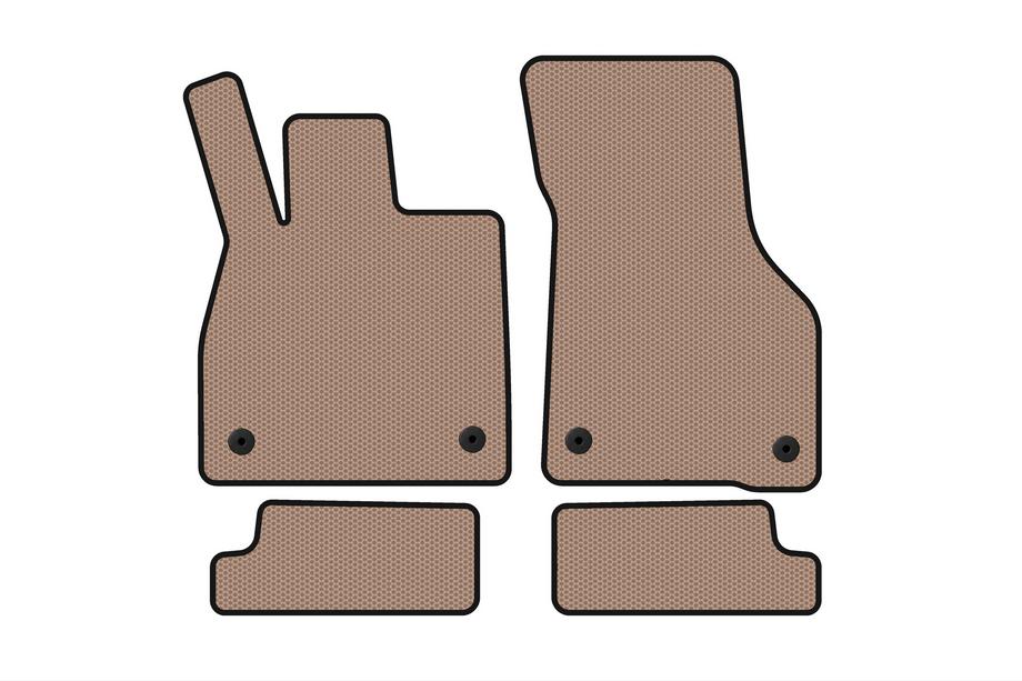 Audi TT 2014–2023 Gummimattor Carsuit (Coupé, beige) Foto 1