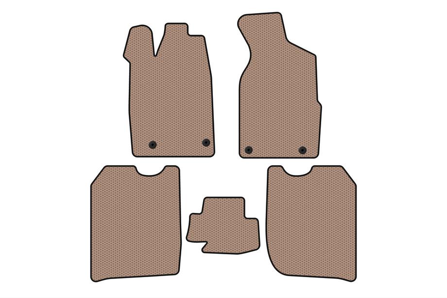 Audi 100 C3 1988–1991 Gummimattor Carsuit (1982-1988, Sedan, beige) Image