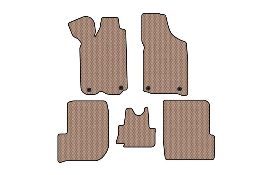Audi 100 C3 1988–1991 Gummimattor Carsuit (1982-1991, Avant, beige) Image
