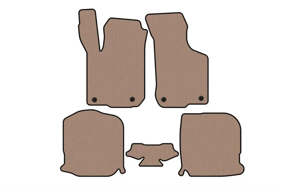Audi A3 1996–2003 Gummimattor Carsuit (HB, 3-dörrars, beige) Image