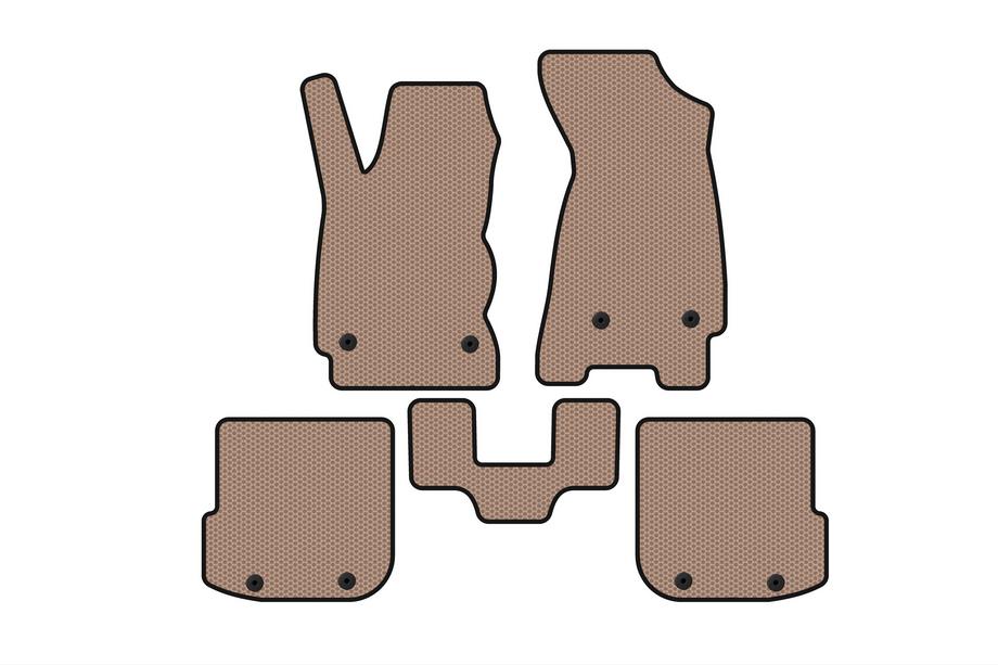 Audi A4 B5 1994–2001 Gummimattor Carsuit (Avant, beige) Image