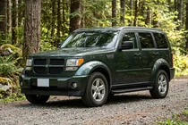 Dodge Nitro 2006–2011 Sidosteg Allmond Black (2 st, aluminium) foto 1