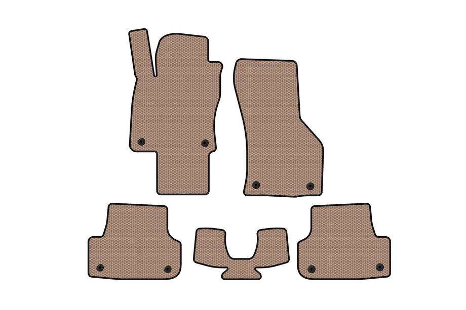 Audi A3 2012–2020 Gummimattor Carsuit (för E-tron, Sportback, beige) Image