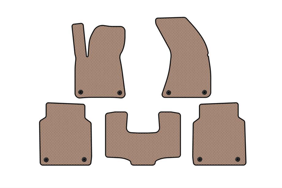 Audi A8 2010–2018 Gummimattor Carsuit (Long, beige) Image
