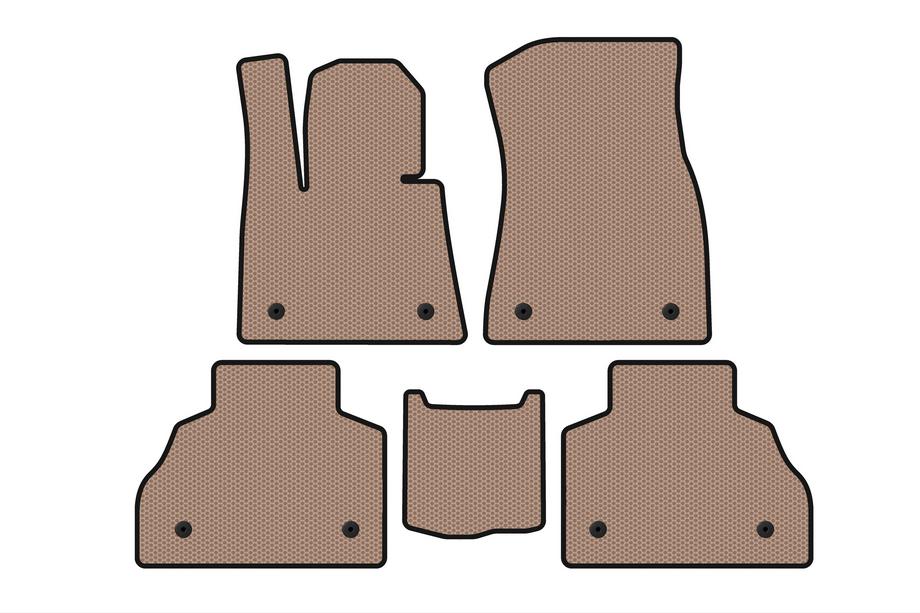 BMW X7 G07 2019– Gummimattor Carsuit (2 rader, beige) Image