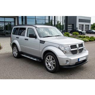 Sidosteg Sunrise (2 st, aluminium) Dodge Nitro 2006–2011 foto 1