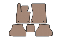BMW X6 E71 2008–2014 Gummimattor för kupén Carsuit V-2 (Beige) foto 1