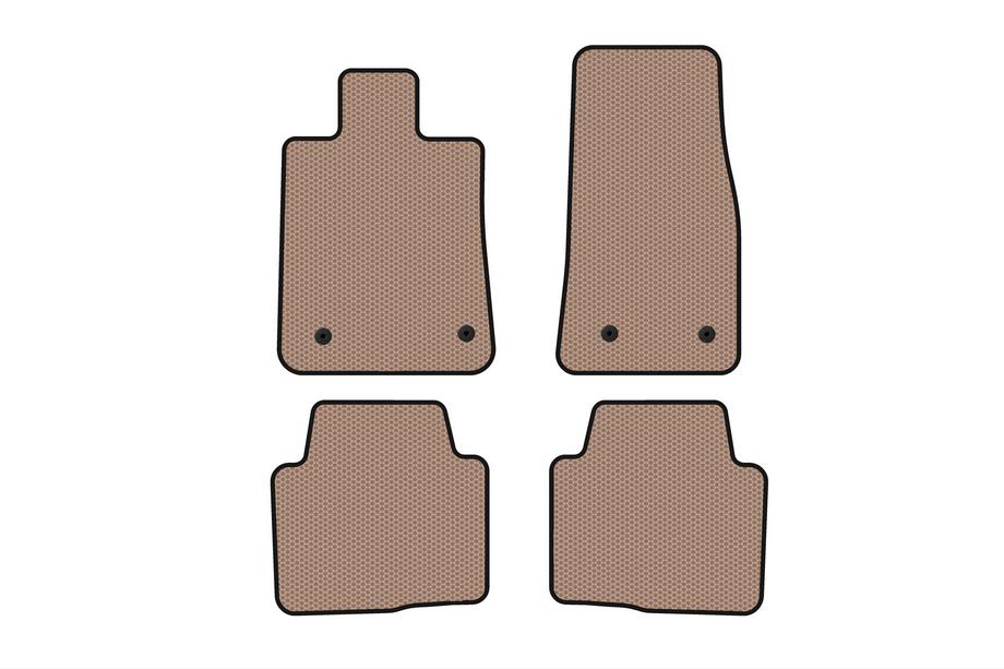 Cadillac CTS 2013–2019 Gummimattor Carsuit (2013+, beige) Image