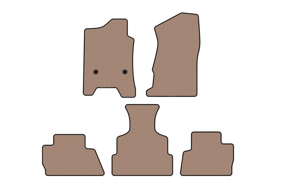 Chevrolet Tahoe 2014–2019 Gummimattor Carsuit (2014-2020, beige) Image