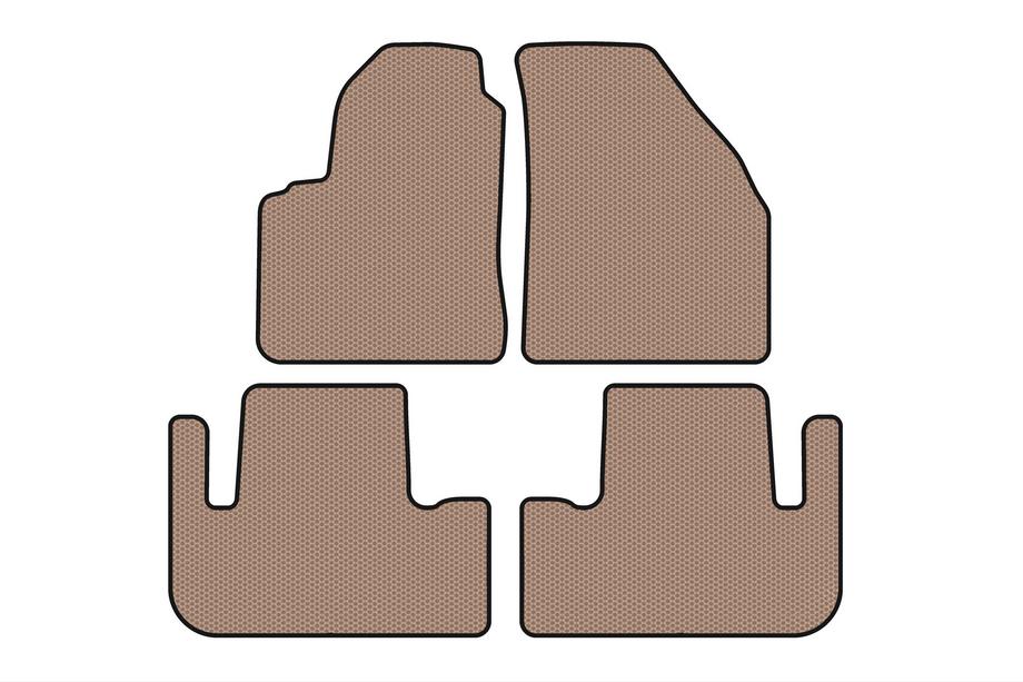 Chevrolet Tacuma/Rezzo 2000–2008 Gummimattor Carsuit (Beige) Foto 1