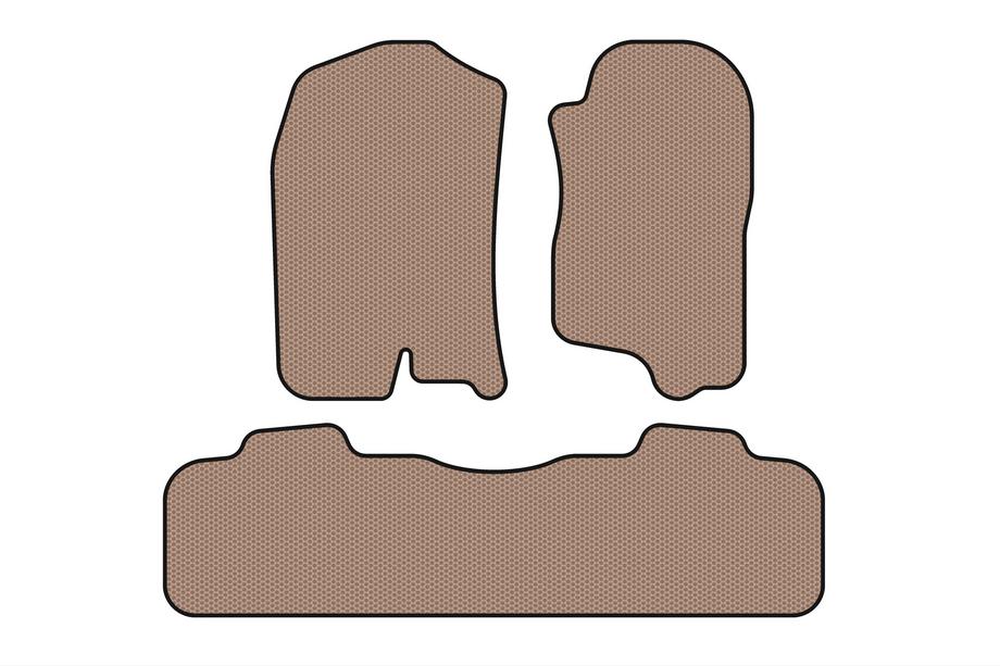 Chevrolet Tahoe 2007–2014 Gummimattor Carsuit (2 rader, 2007-2014, beige) Image