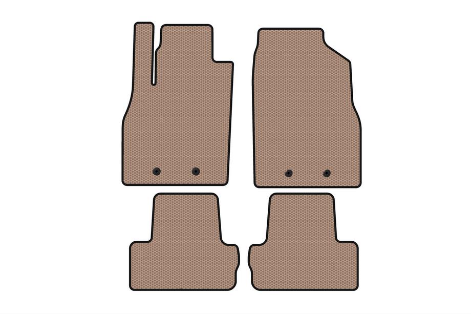 Chevrolet Volt 2010–2016 Gummimattor Carsuit (Beige) Image