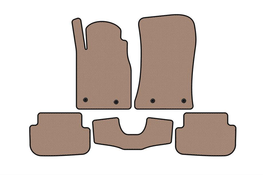 Chevrolet Camaro 2009–2015 Gummimattor Carsuit (Beige) Image