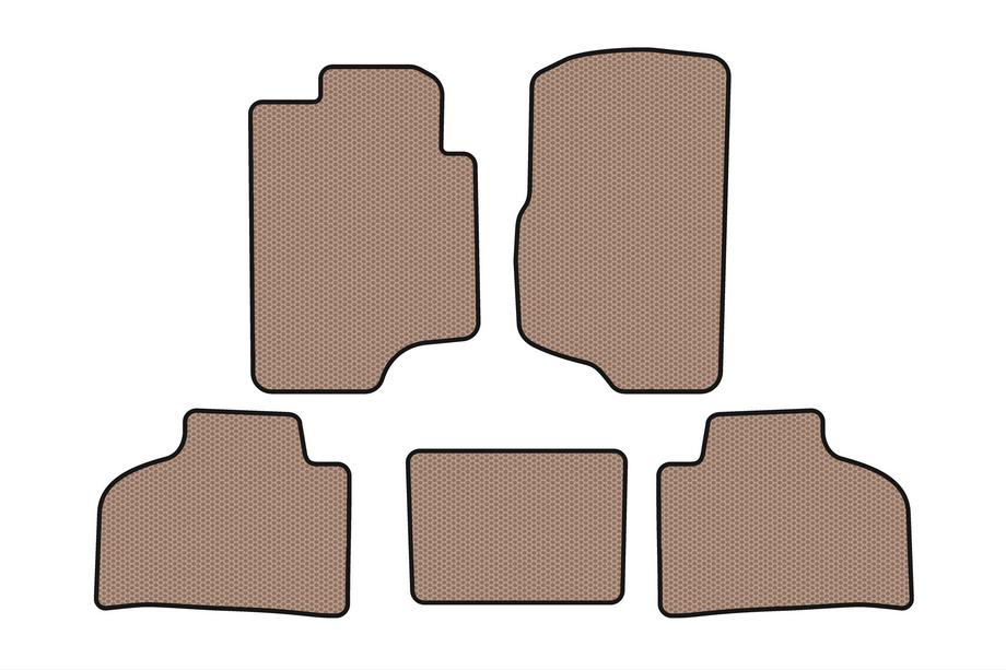 Chevrolet Silverado 2007–2013 Gummimattor Carsuit (Beige) Image