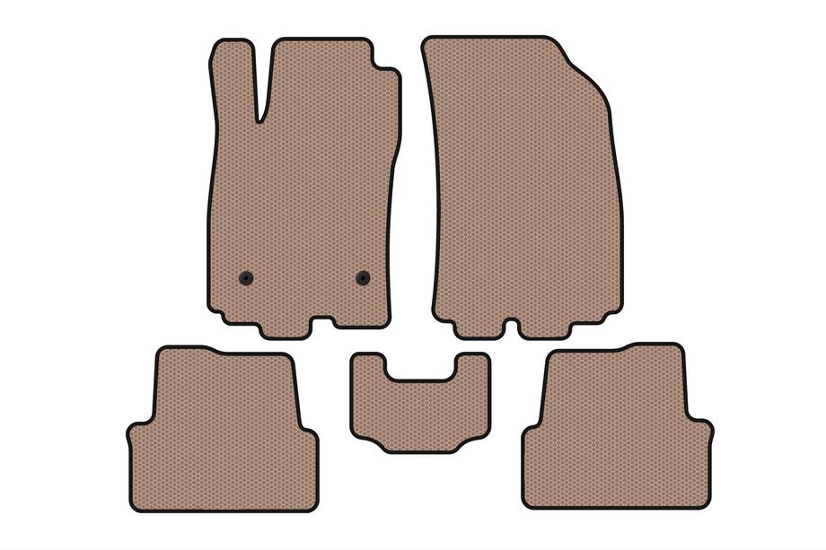 Chevrolet Sonic 2011–2022 Gummimattor Carsuit (HB, beige) Image