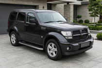 Dodge Nitro 2006–2011 Sidosteg Maydos V1 (2 st, aluminium ↗ rostfritt stål) foto 1