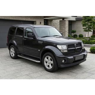 Sidosteg Maydos V1 (2 st, aluminium ↗ rostfritt stål) Dodge Nitro 2006–2011 foto 1